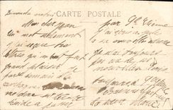 VINTAGE POSTCARD St Etienne Church co. Marie