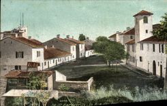 CPA Ile Ste Marguerite la rue des Officiers 