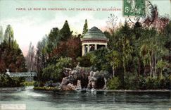 CPA Paris Le Bois De Vincennes Lac Daumesnil et Belvedere