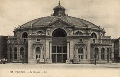 VINTAGE POSTCARD Troyes the Circus the castle of silence