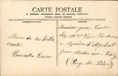 POSTAL Versalles de la VENDIMIA el parque y el molino