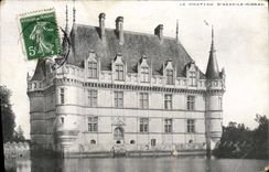 CPA Le chateau d'Azay le Rideau