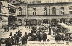 VINTAGE POSTCARD Mont Gilds Frontage of the Hydropathic establishment and place with the asses Ane Mule TOP