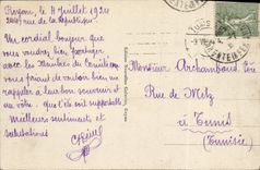 VINTAGE POSTCARD Royan On the Beach has Low tide