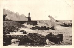 POSTAL de la VENDIMIA Sables d'Olonne