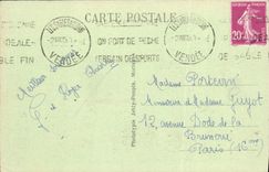 POSTAL de la VENDIMIA Sables d'Olonne