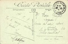 VINTAGE POSTCARD Biarritz the Rock Bores