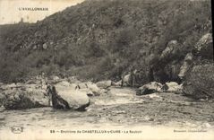 VINTAGE POSTCARD Surroundings of Chastellux On Cure the Saltire