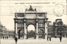 CPA Paris L'Arc de Triomphe du Carrousel
