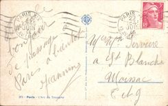 CPA Paris L'Arc de Triomphe