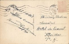 VINTAGE POSTCARD Toulouse Beach Of Capitole Tram