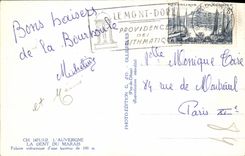 VINTAGE POSTCARD the tooth of the Marsh or jump of the virgin Captions of Chambon