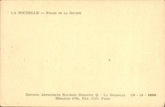 VINTAGE POSTCARD La Rochelle Palate of the Stock Exchange