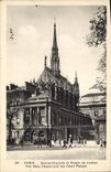 VINTAGE POSTCARD Paris Sainte Vault and Law courts