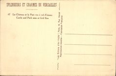 CPA Splendeurs Et Charmes De Versailles Le chateau et le parc vus a vol d'oiseau