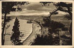 CPA Nice Vue Generale et Baie des Anges