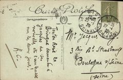 VINTAGE POSTCARD Nice the Walk of the English and the palate of Jatee