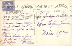 VINTAGE POSTCARD La Baule the Pines Church co. Therese of the Jesus Child