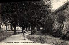 VINTAGE POSTCARD Guerande the Walk of the South