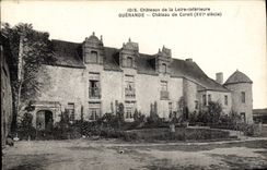 VINTAGE POSTCARD Guerande Castle of Carell
