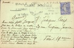 VINTAGE POSTCARD Guerande the Collegial one