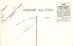 VINTAGE POSTCARD Sainte Overall picture Address