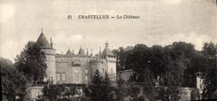 VINTAGE POSTCARD Chastellux the Castle
