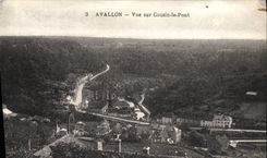 CPA Avallon Vue Sur Cousin le Pont