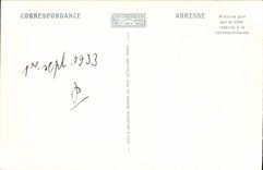 VINTAGE POSTCARD Aix Les Bains Lake of Le Bourget old Abbey of Hautecombe necropolis of princes de Savoie