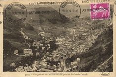 VINTAGE POSTCARD Mont Gilds Taken Large Cascade