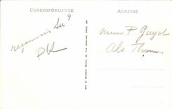 VINTAGE POSTCARD Annecy Church of Sevrier and the Spinner