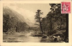 CPA Cauterets Chemin du Lac Gaube Lac de Huats