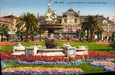 CPA Nice Le Jardin Albert 1er et le Casino Municipal