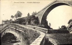 VINTAGE POSTCARD Pierre Perthuis Surroundings of Avallon