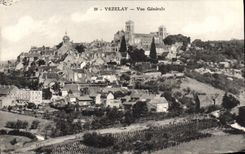 CPA Vezelay Vue Generale