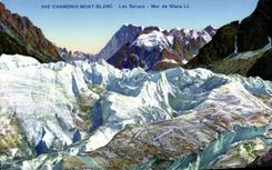 CPA Chamonix Mont Blanc Les seracs Mer de glace