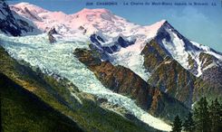 CPA Chamonix Mont Blanc La Chaine du Mont Blanc Depuis le Brevent