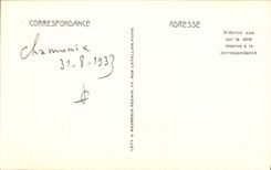 VINTAGE POSTCARD Chamonix Mont Blanc Needles