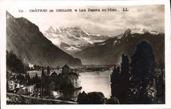 CPA Chateau De Chillon Les Dents Du Midi