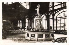 VINTAGE POSTCARD Evian les Bains the Cachat source