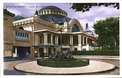 VINTAGE POSTCARD Evian les Bains Municlpal Casino