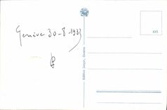 VINTAGE POSTCARD Panorama of the lake Leman