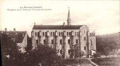 VINTAGE POSTCARD Monastery of Pierre Who Transfers Dimension of the gardens