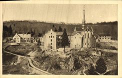 CPA Monastere de Ste Marie De La Pierre Qui Vire Vue avec descente vers le Trinquelin