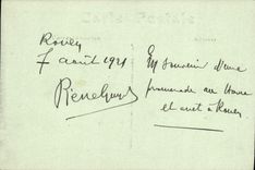 VINTAGE POSTCARD Rouen View Taken of the Dimension Sainte Catherine