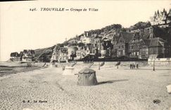 CPA Trouville Groupe de Villas