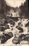 VINTAGE POSTCARD Cauterets Cascades of Lutour