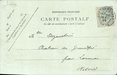 CPA Le Dauphine Les Grands Goulets La Roche fendue