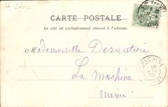 VINTAGE POSTCARD Puy the Monumental Frontage of the Basilica Cathedral of ND of Puy