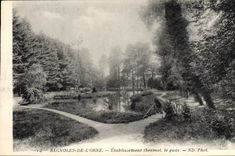 CPA Bagnoles De L'Orne Etablissement Thermal le Parc